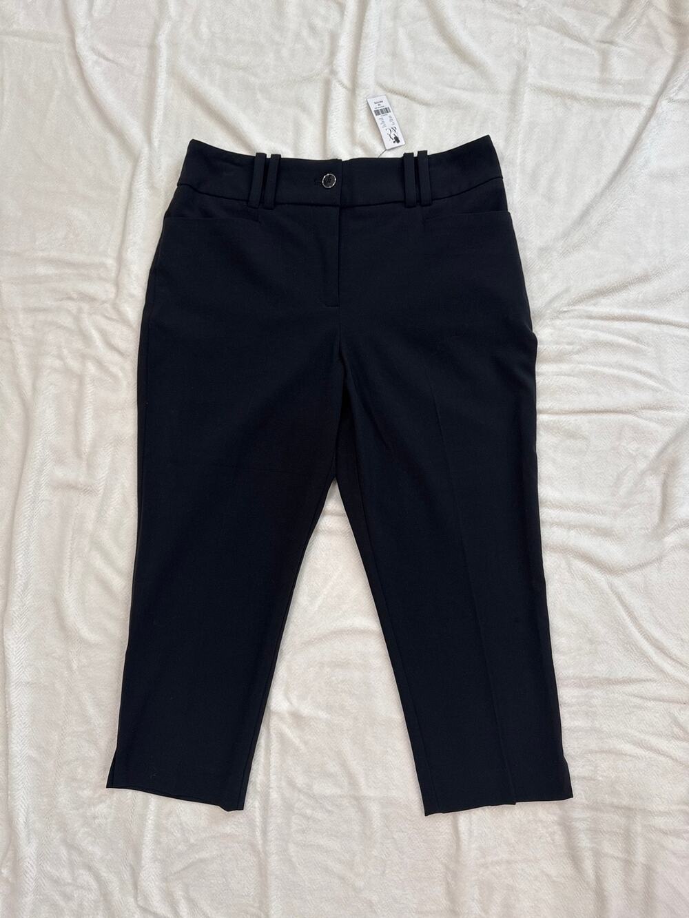 New York & Company Cropped Black Pants Women's Size 10P